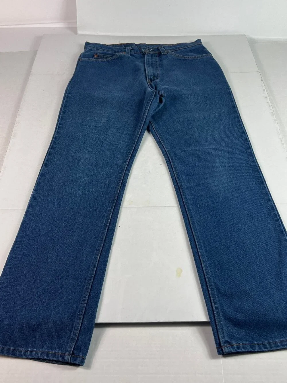 VTG 70s Levi's Jean Men 31x29* 508 Straight Dark Blue Denim Orange Tab Tag 32x30